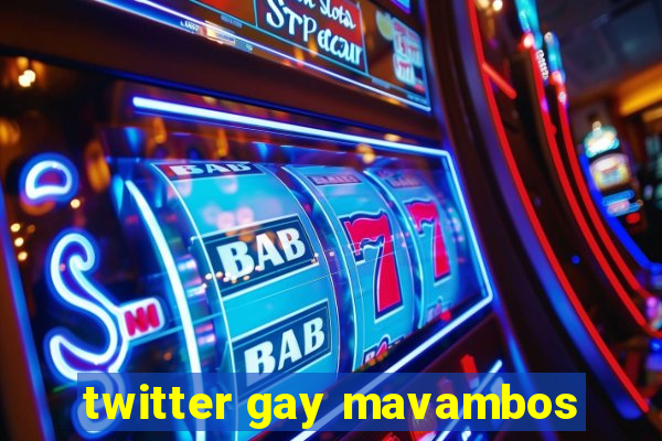 twitter gay mavambos